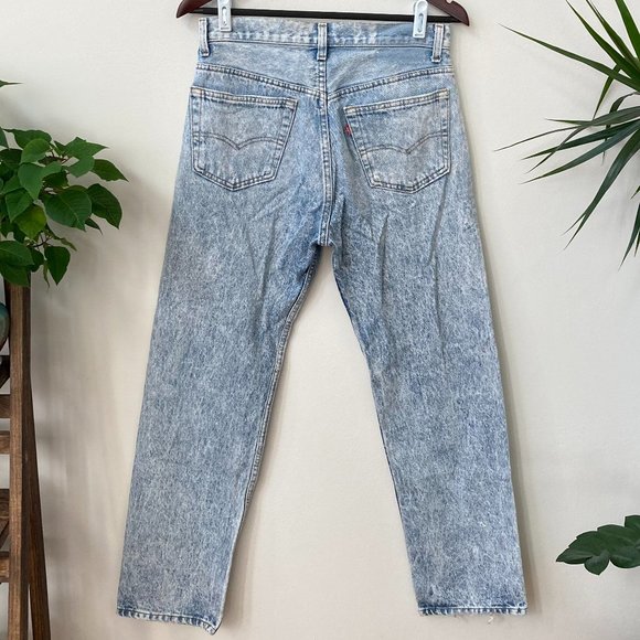 Vintage Levi 501 Acid Wash Jeans Made In USA - Picture 2 of 10